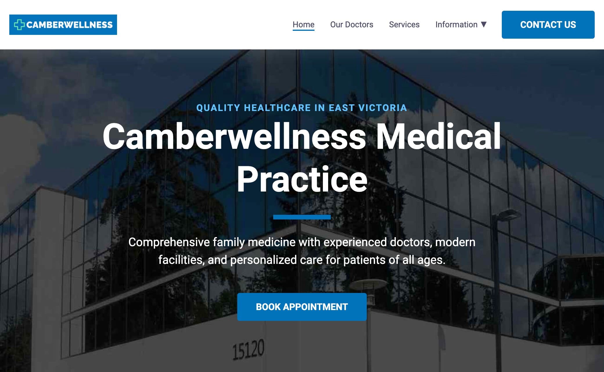 healthcare website design Melbourne - Camberwellness